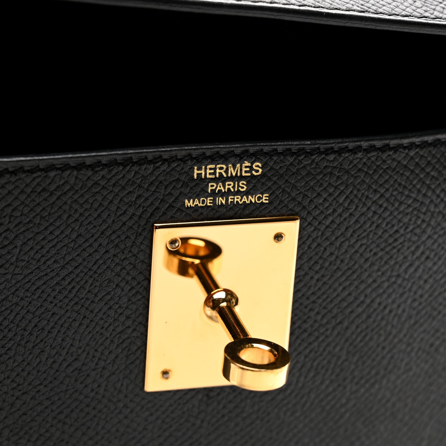 Hermes Epsom Kelly Sellier 28 Black 6 of 11