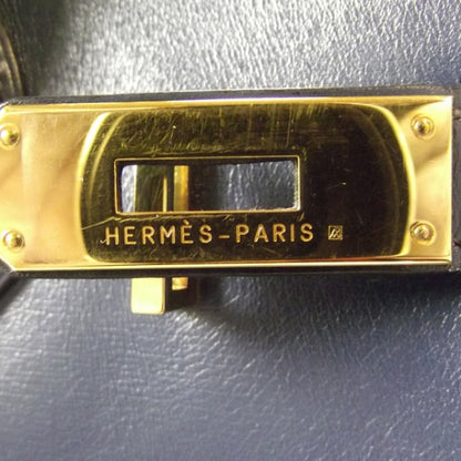 Hermes Swift Leather Birkin 30 Navy 10 of 12