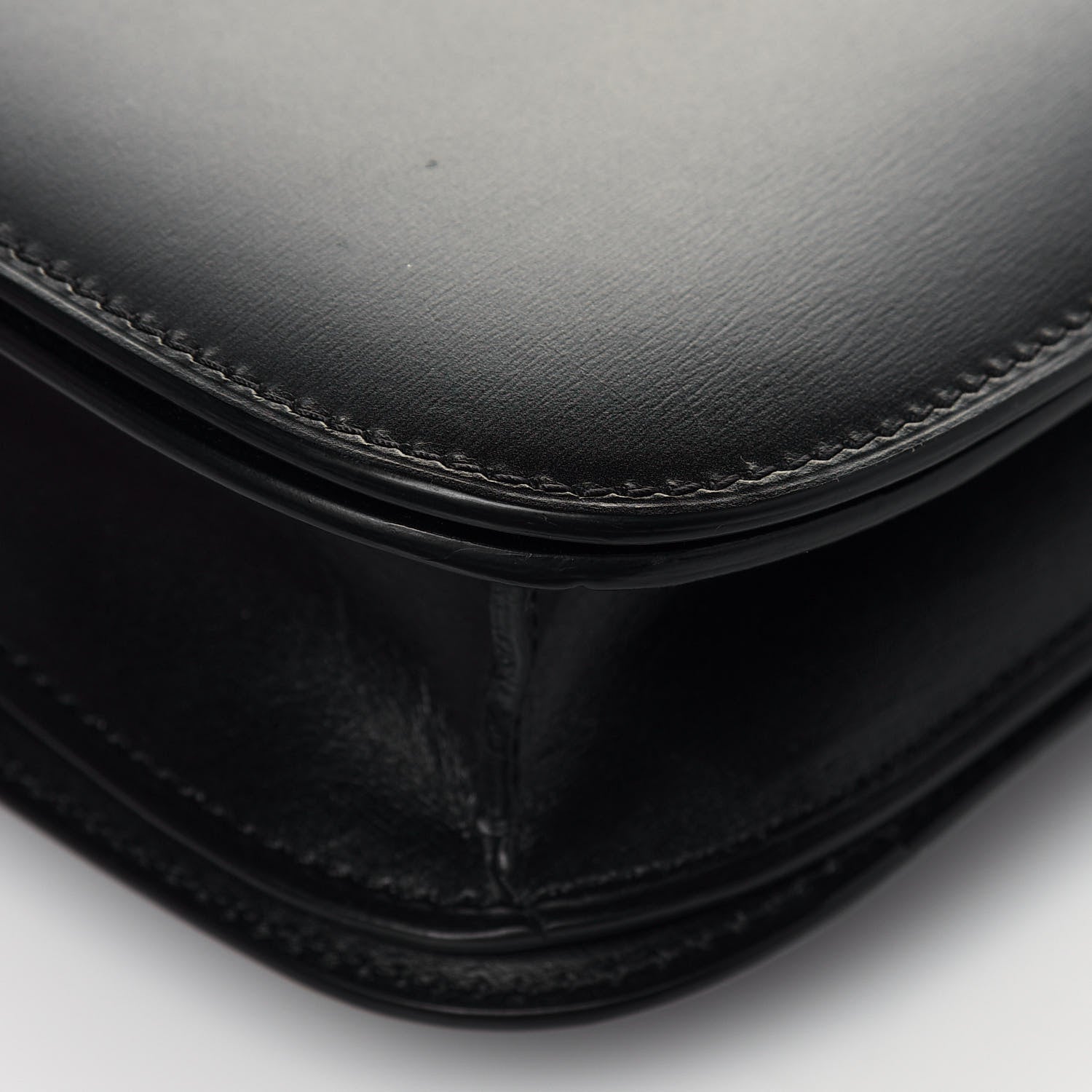 Celine Box Calfskin Medium Classic Box Flap Bag Black 12 of 14