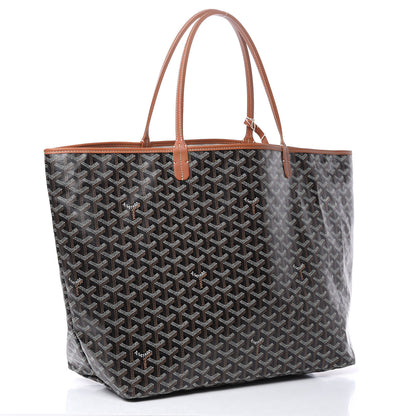 Goyard Goyardine Saint Louis GM Black Gold 3 of 10