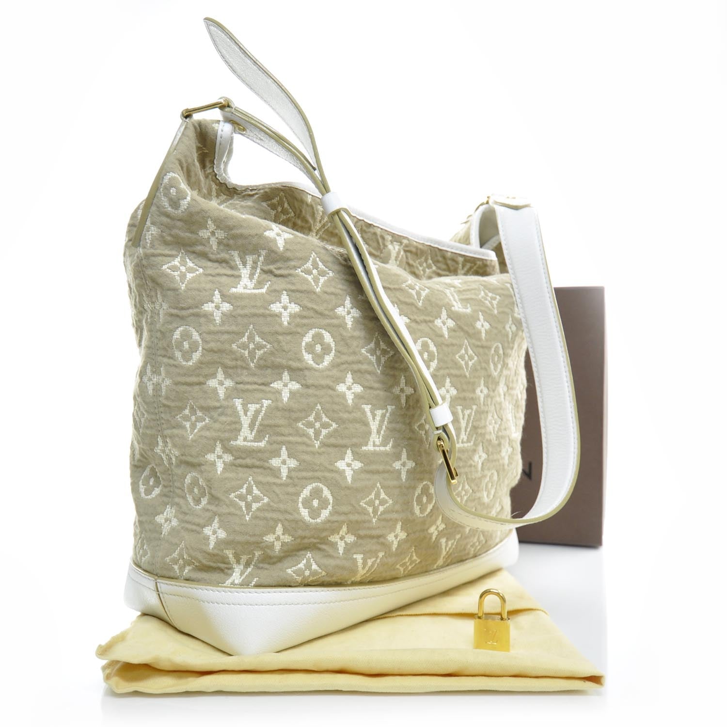 Louis Vuitton Monogram Sabbia Besace White 2 of 11