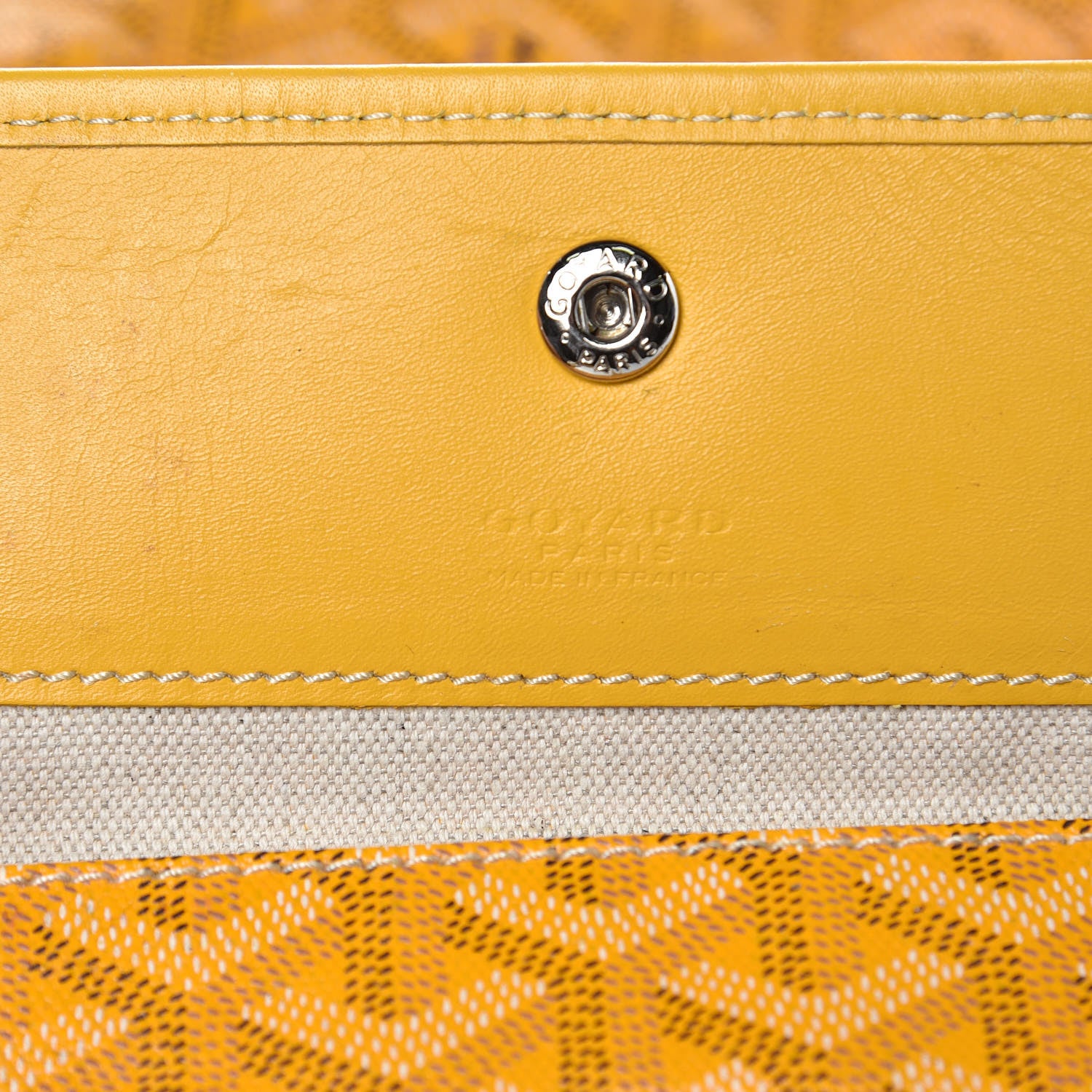 Goyard Goyardine Saint Louis PM Yellow 7 of 20