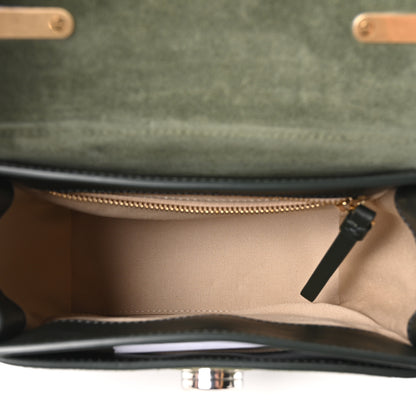 Chloe Calfskin Suede Mini Tess Day Bag Black Olive 5 of 10