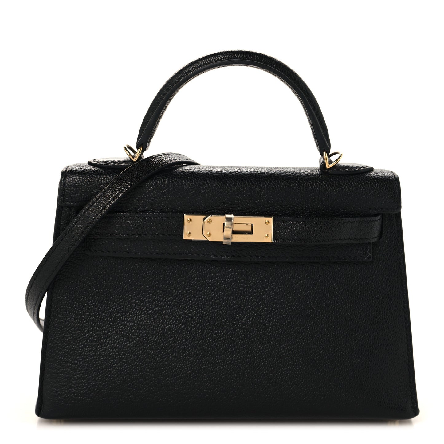 Chevre Mysore Mini Kelly Sellier 20 Black