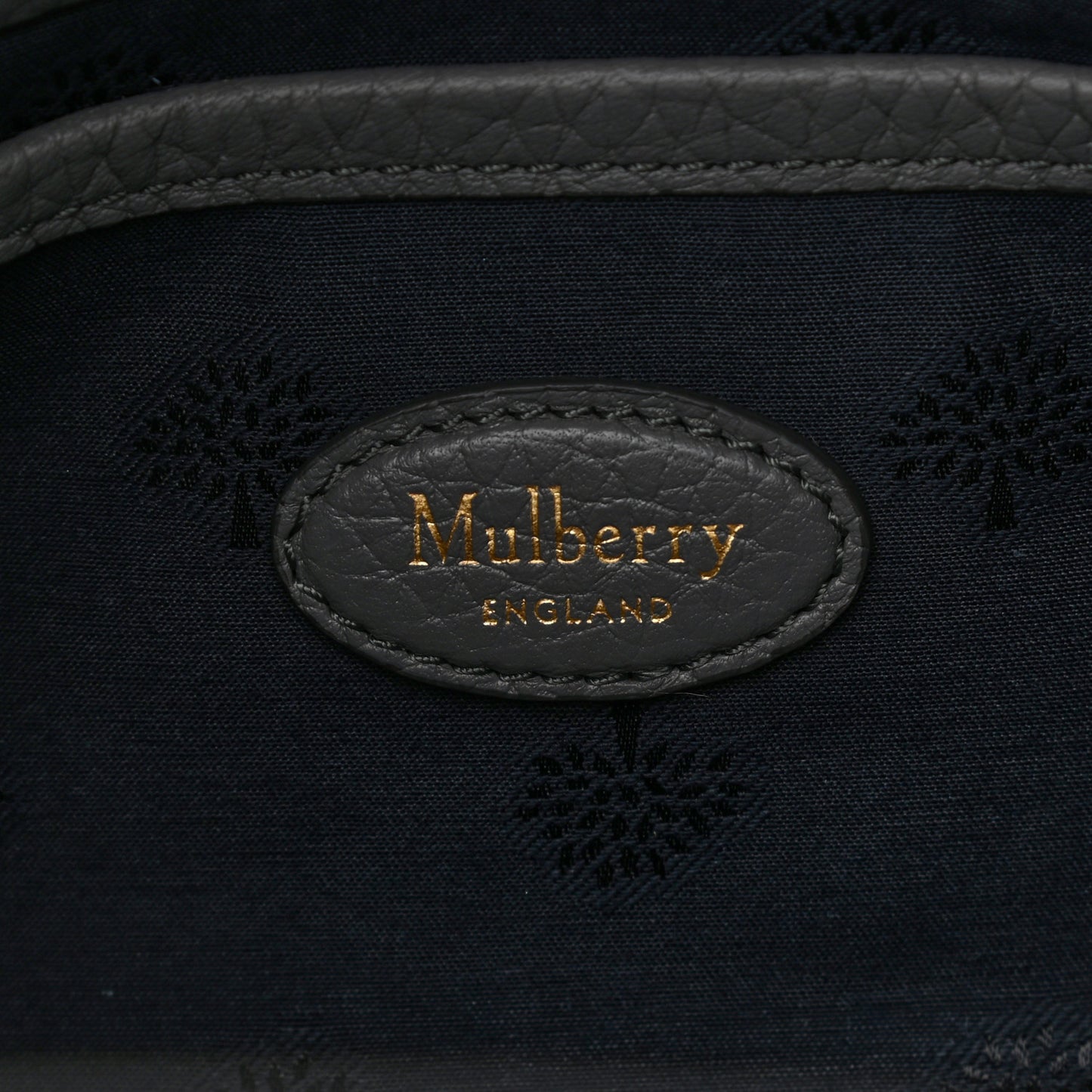 Classic Grain Small Bayswater Satchel Mole Grey