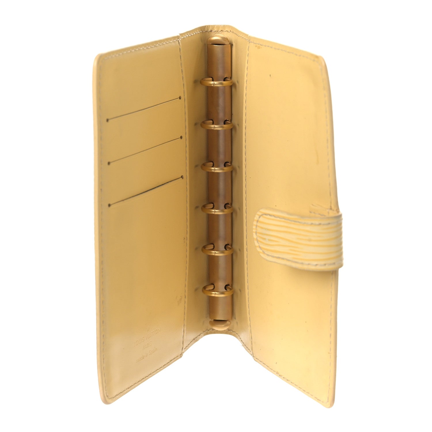 Louis Vuitton Epi Small Ring Agenda Cover Vanilla 5 of 14