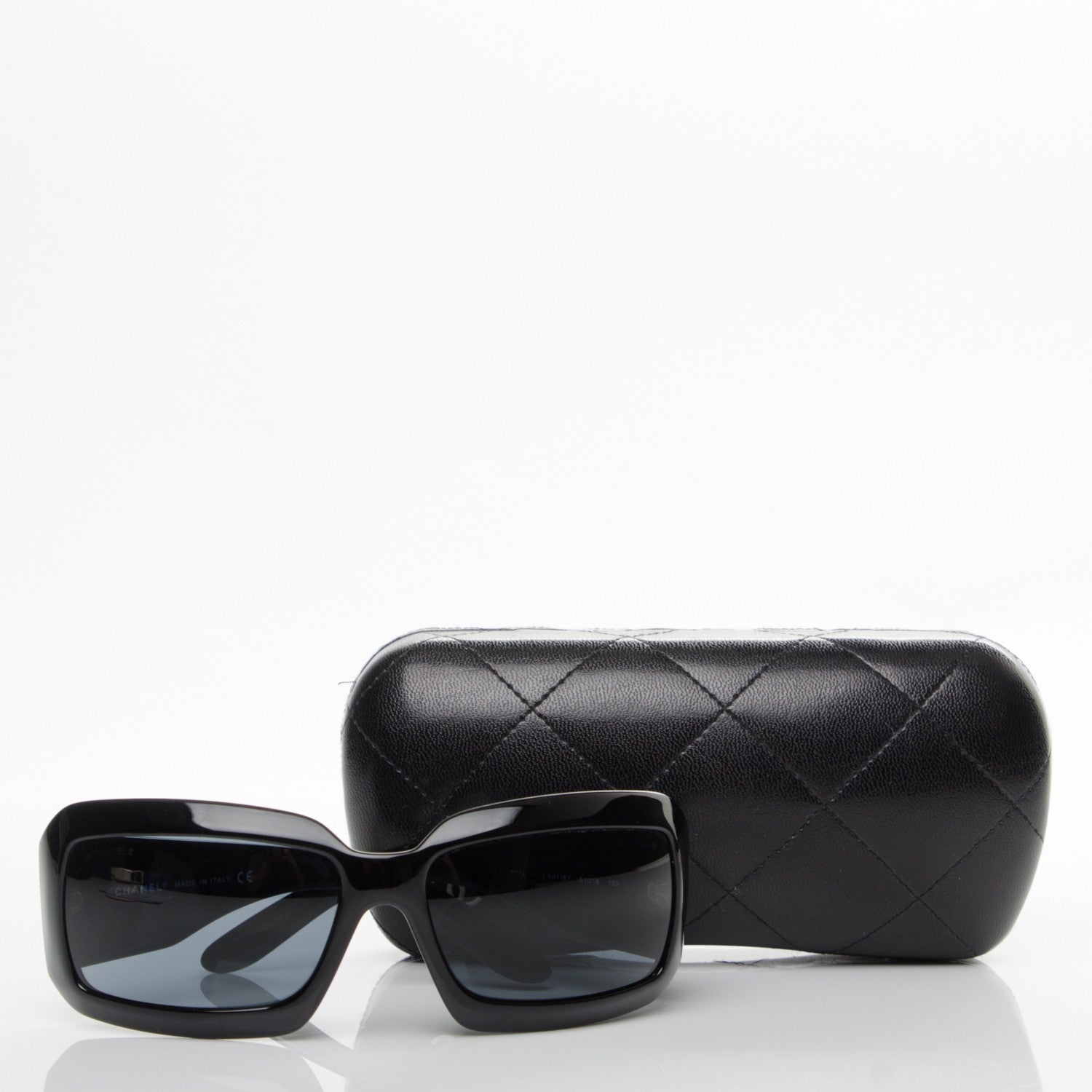 Chanel Mother of Pearl CC Sunglasses 5076-H Black 7 of 7