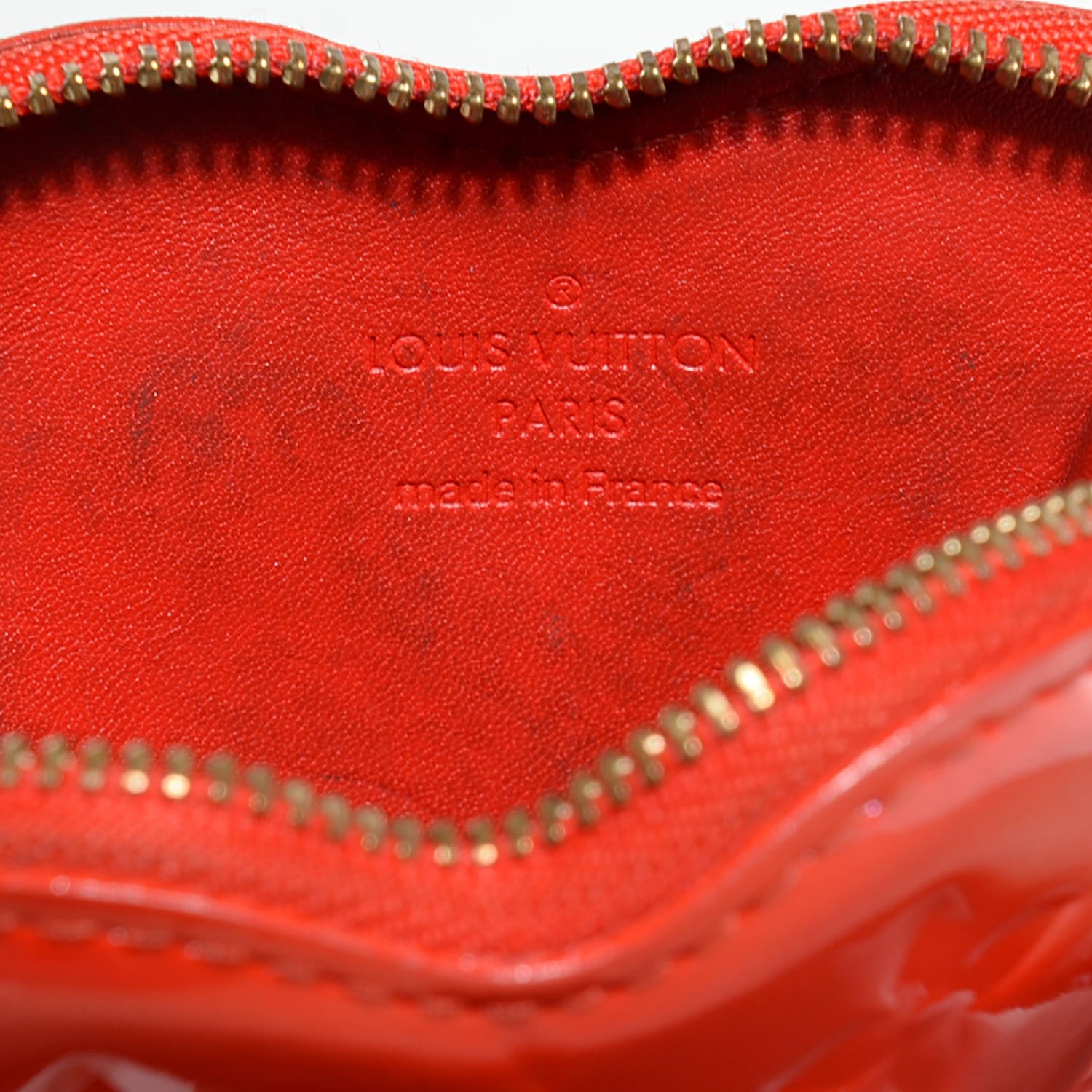 Louis Vuitton Vernis Heart Coin Purse Pomme D'Amour 6 of 7