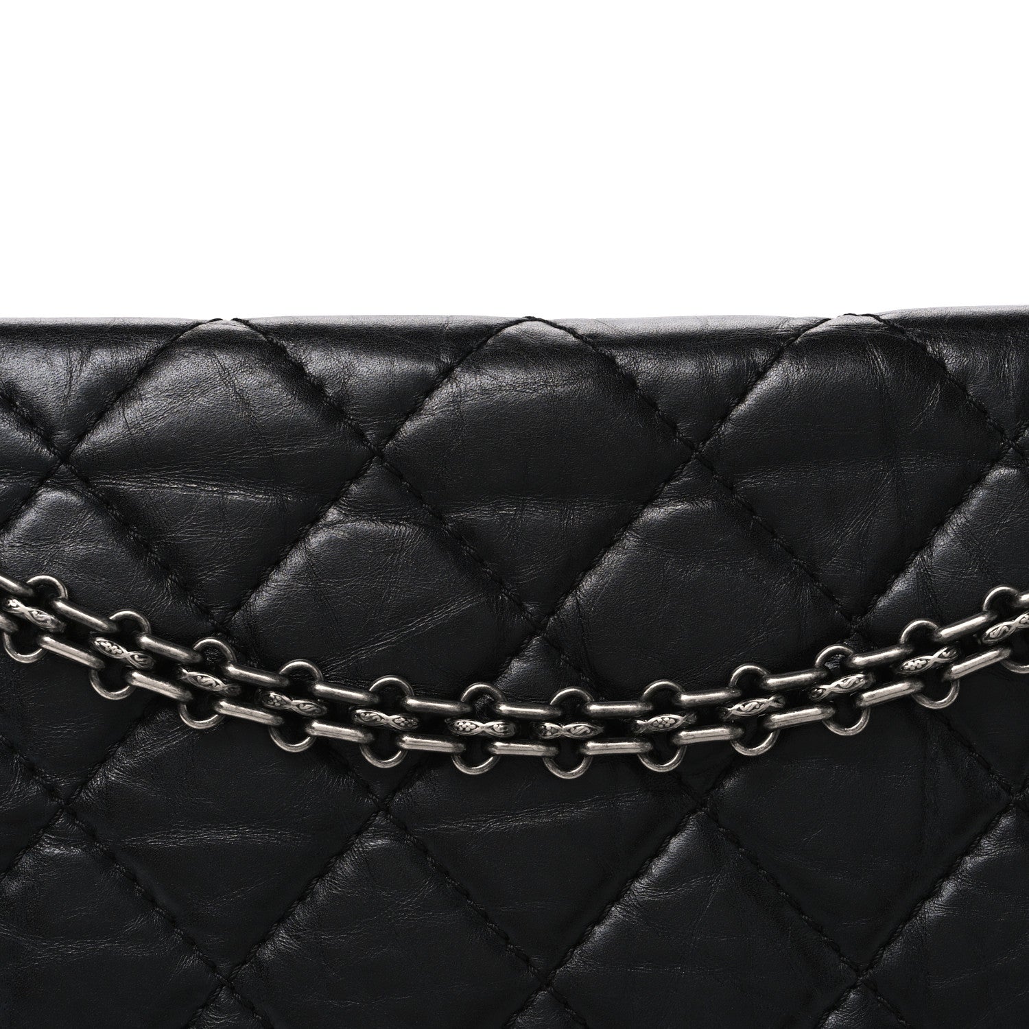 Chanel Aged Calfskin Quilted 2.55 Reissue 226 Flap Black 8 of 11
