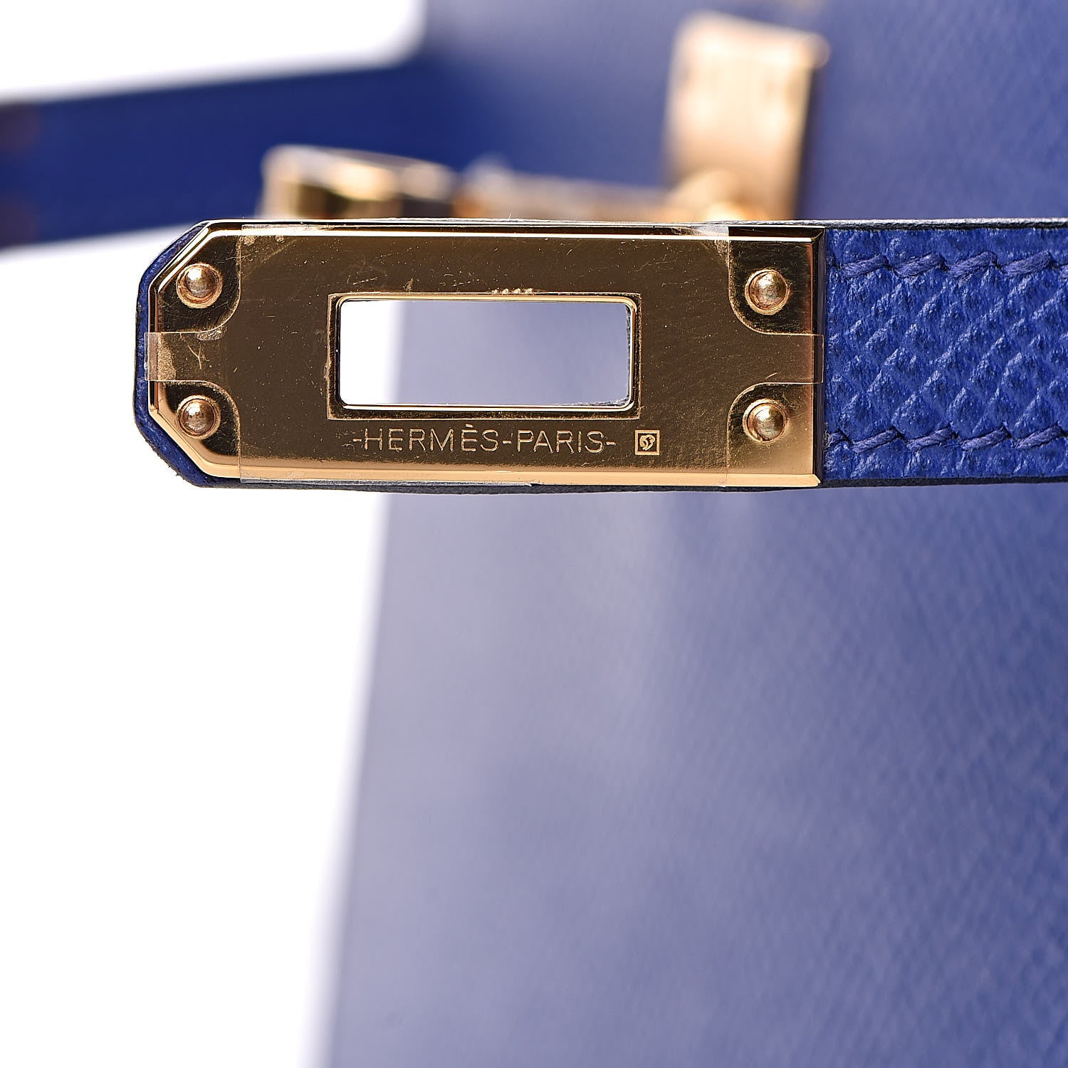 Hermes Epsom Mini Kelly Sellier 20 Bleu Electrique 23 of 29
