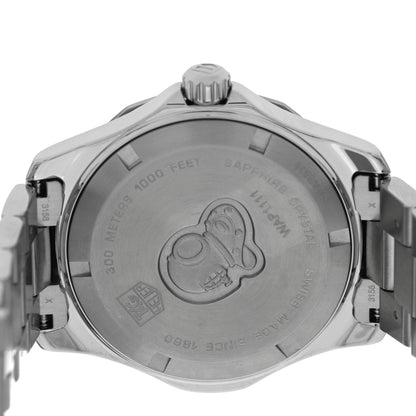 Tag Heuer Stainless Steel 39mm Aquaracer 300M Quartz Watch Silver WAP1111 4 of 4