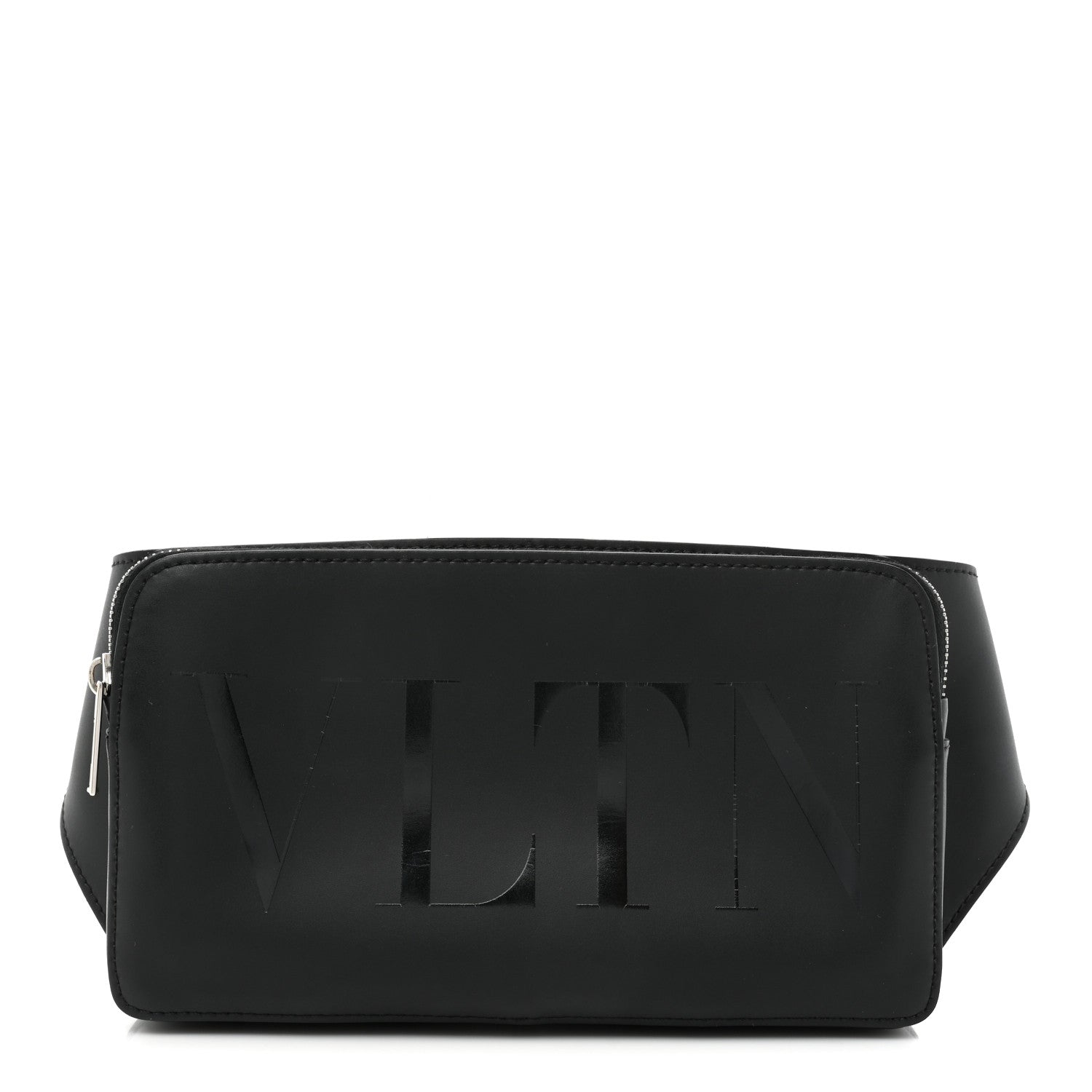 Valentino Garavani Calfskin VLTN Belt Bag Black 1 of 11