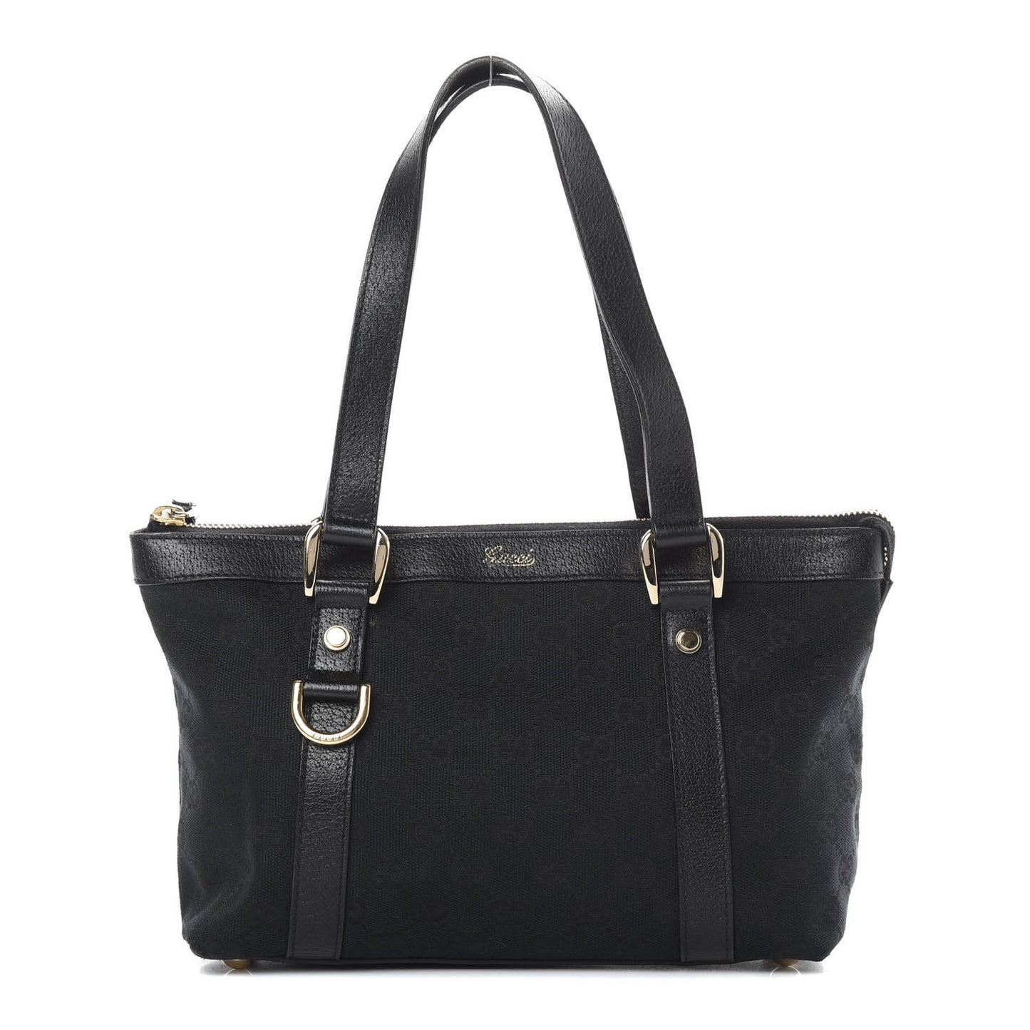 Monogram Small Abbey Tote Black