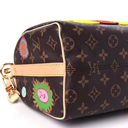 Louis Vuitton LV X YK Monogram Embroidered My Eternal Soul Speedy Bandouliere 25 Multicolor 8 of 10