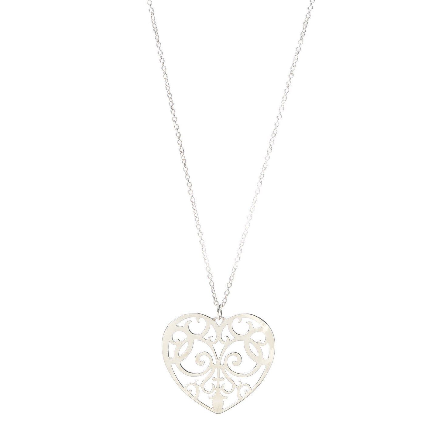 Sterling Silver Enchant Heart Pendant Necklace
