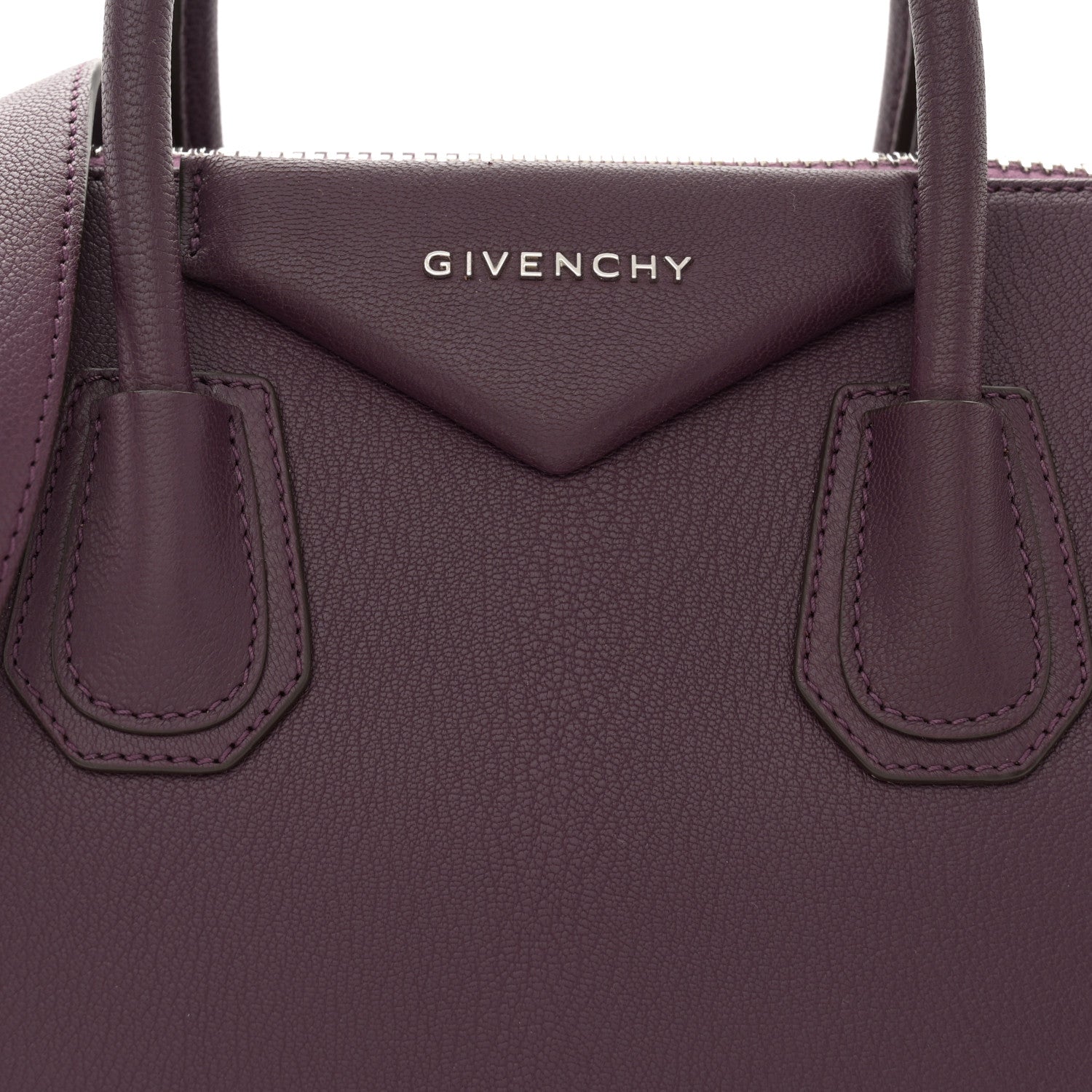 Givenchy Sugar Goatskin Small Antigona Dark Purple 8 of 11