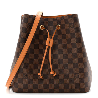 Louis Vuitton Damier Ebene Neonoe MM Safran 1 of 11