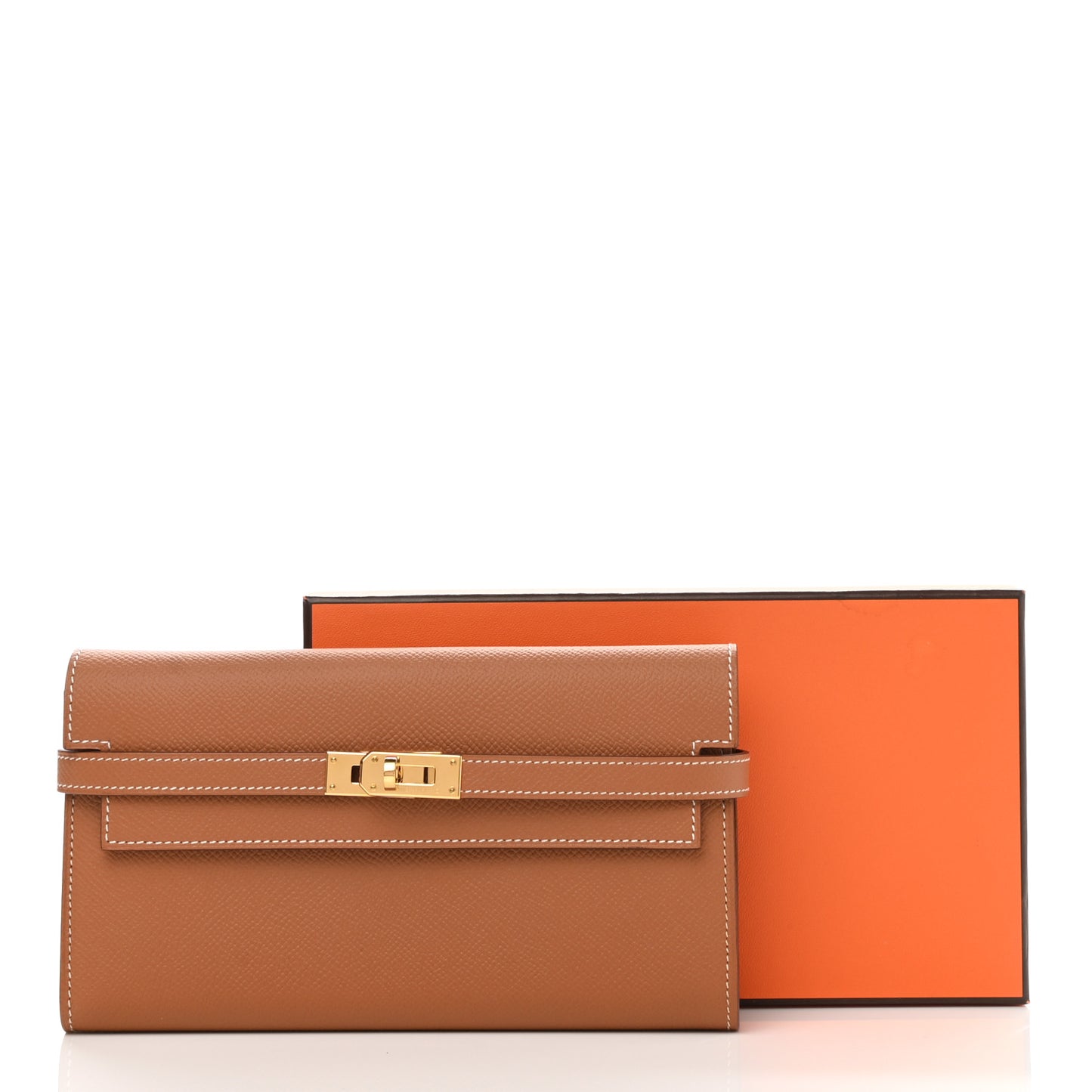 Epsom Kelly Longue Wallet Gold