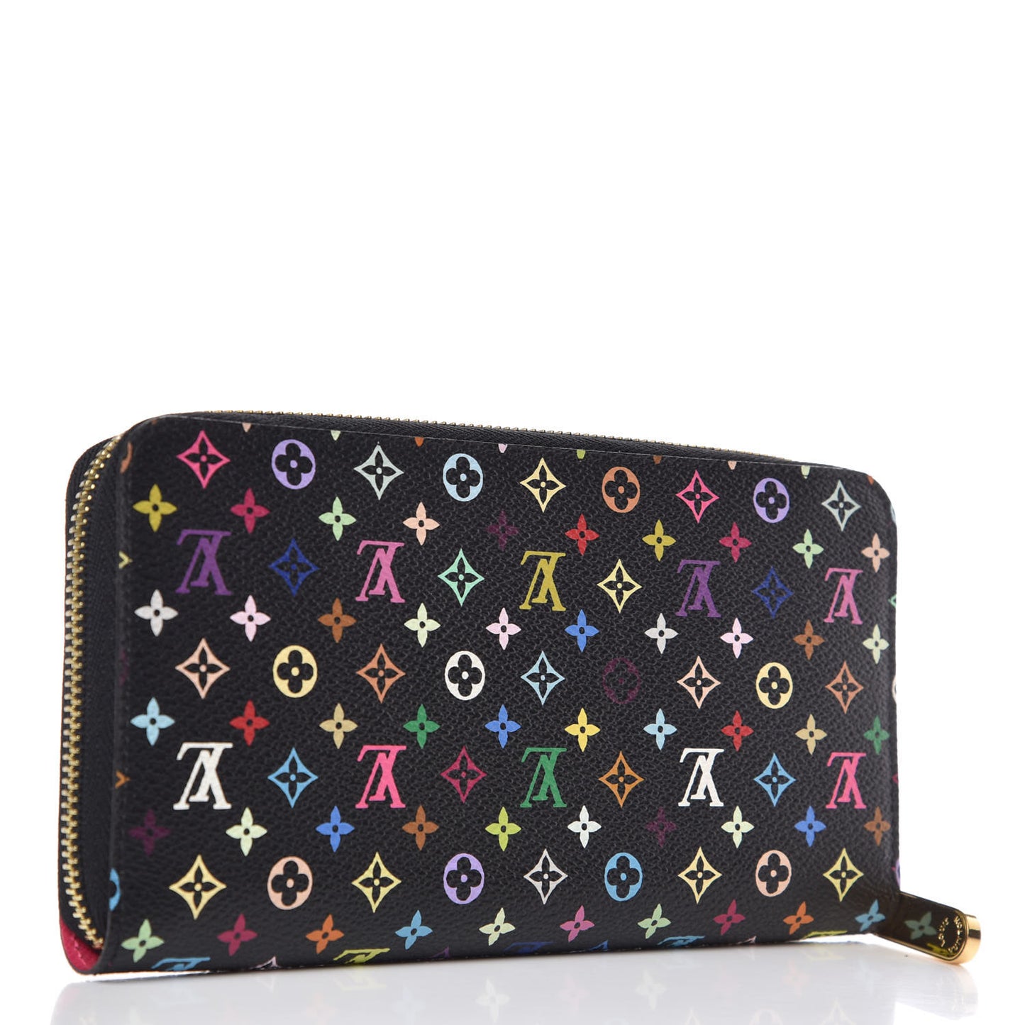 Monogram Multicolor Zippy Wallet Black Grenade