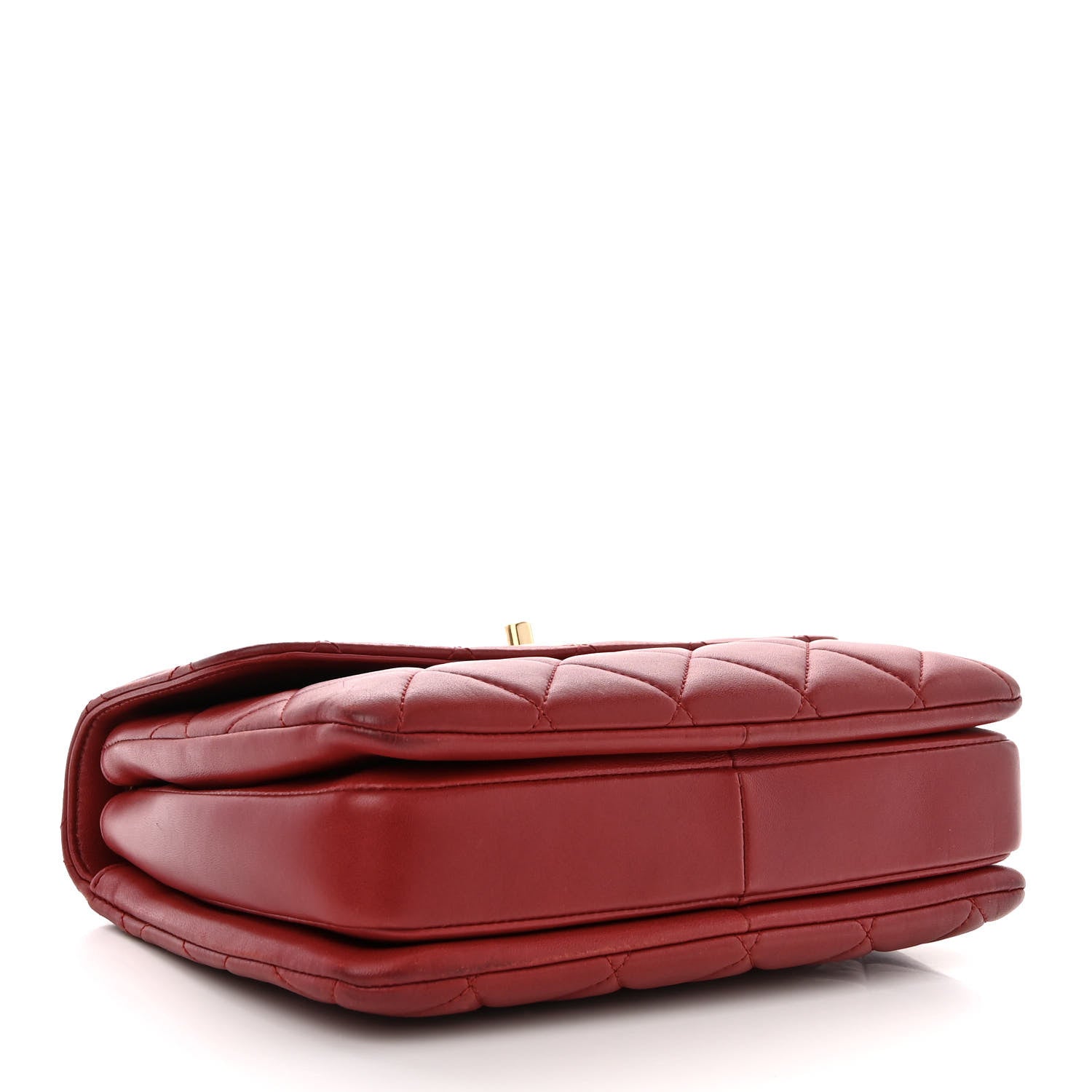 Chanel Lambskin Quilted Small Trendy CC Flap Dual Handle Bag Red 4 of 11