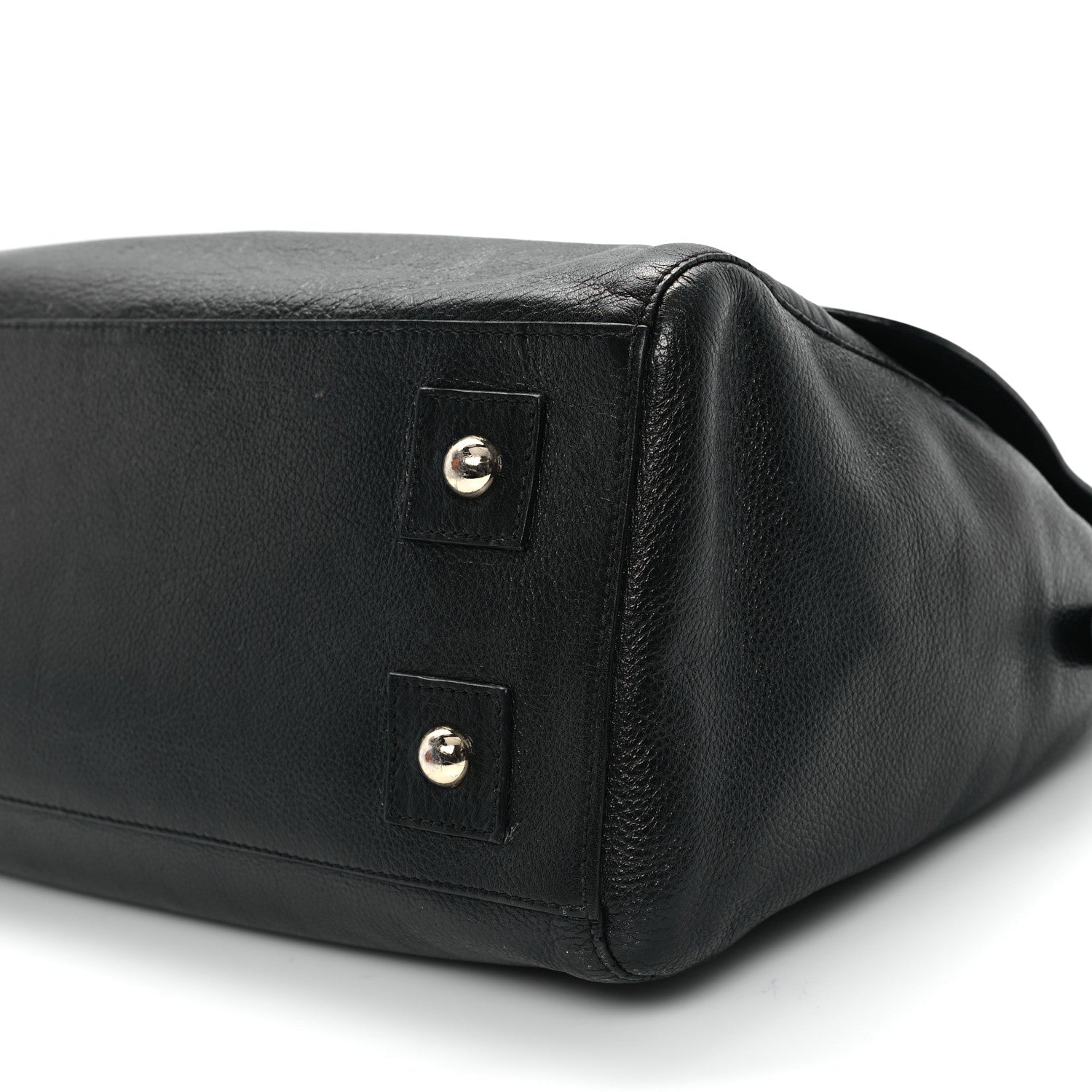 Mulberry Glossy Goatskin Medium Del Rey Satchel Black 10 of 11