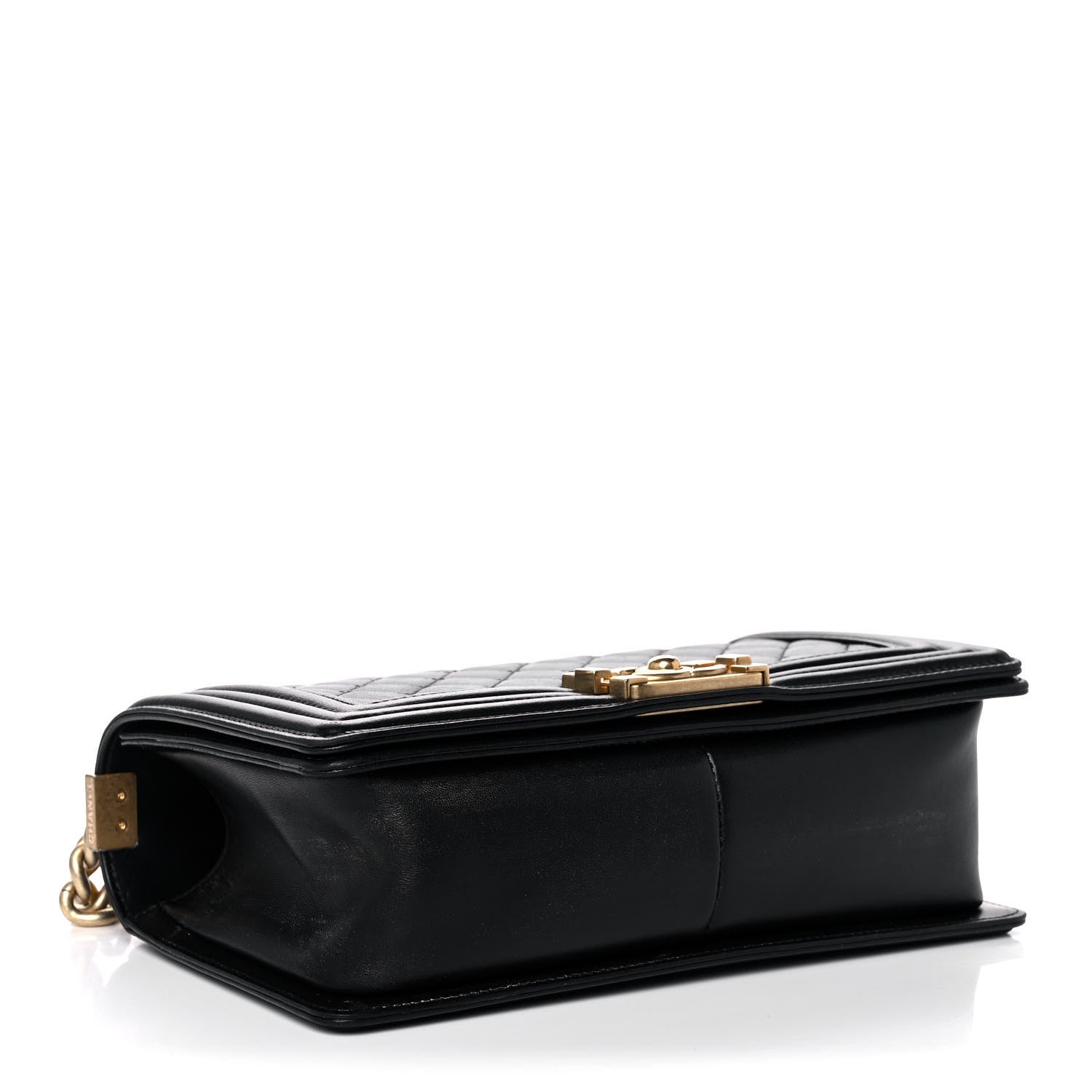 Chanel Lambskin Quilted Medium Boy Flap Black 4 of 17
