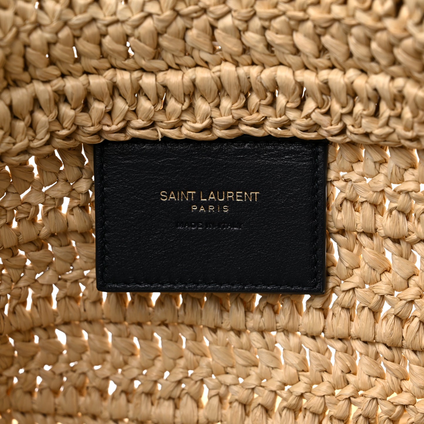 Raffia Rive Gauche Tote Natural