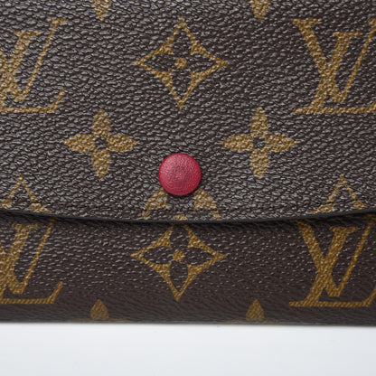 Louis Vuitton Monogram Emilie Wallet Fuchsia 7 of 8