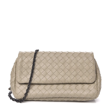 Bottega Veneta Nappa Intrecciato Mini Chain Messenger Fume 1 of 9