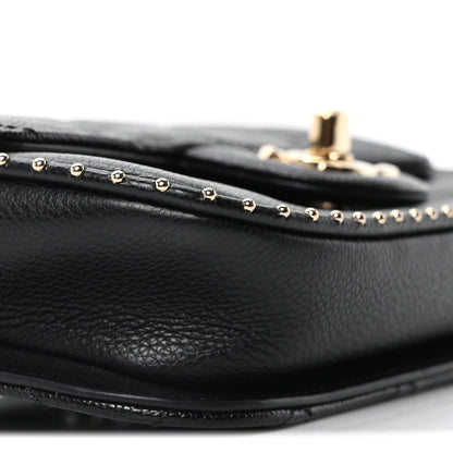 Chanel Caviar Quilted Studded Flap Waist Bag Black 9 of 10