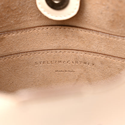 Stella McCartney Eco Alter Nappa Perforated Logo Mini Crossbody Beige 6 of 22