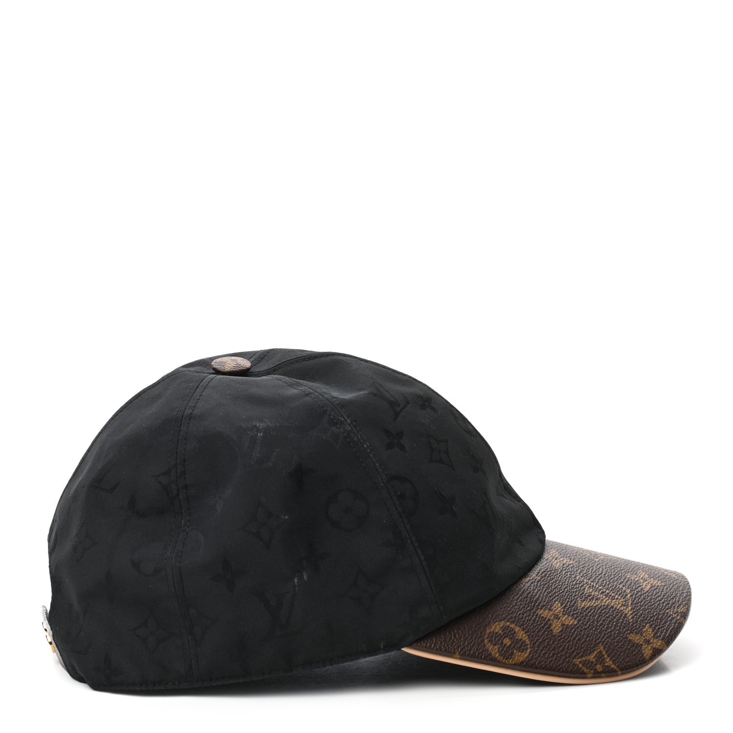 Louis Vuitton Polyester Silk Monogram LV Get Ready Cap L Black 5 of 10