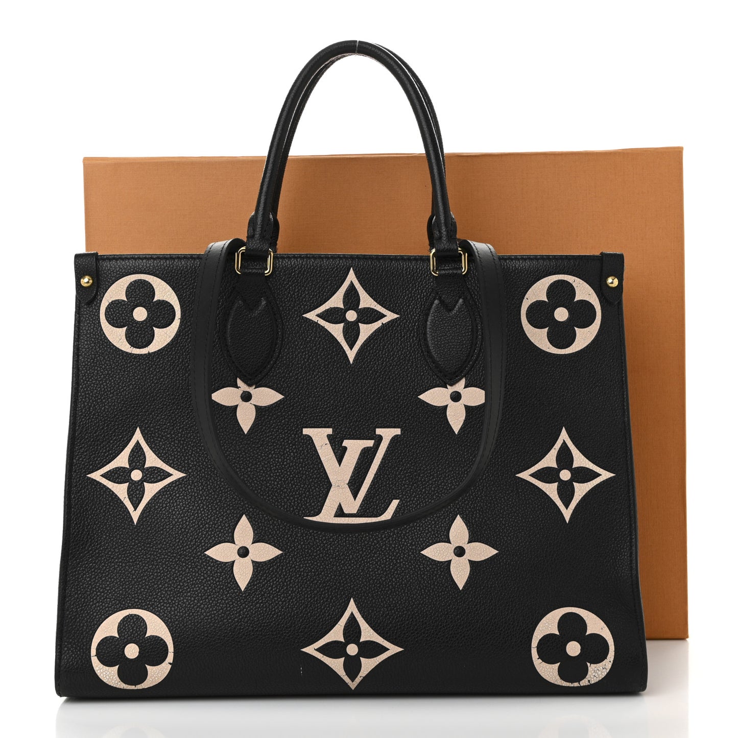 Empreinte Monogram Giant Onthego MM Black Beige