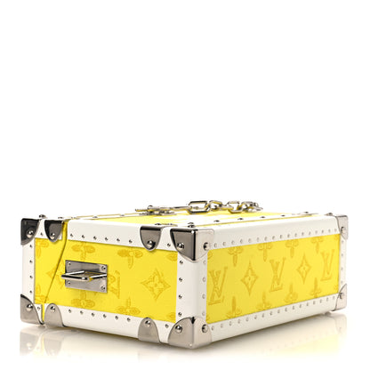 Louis Vuitton Vintage Monogram Everyday LV Clutch Trunk Jaune 3 of 8