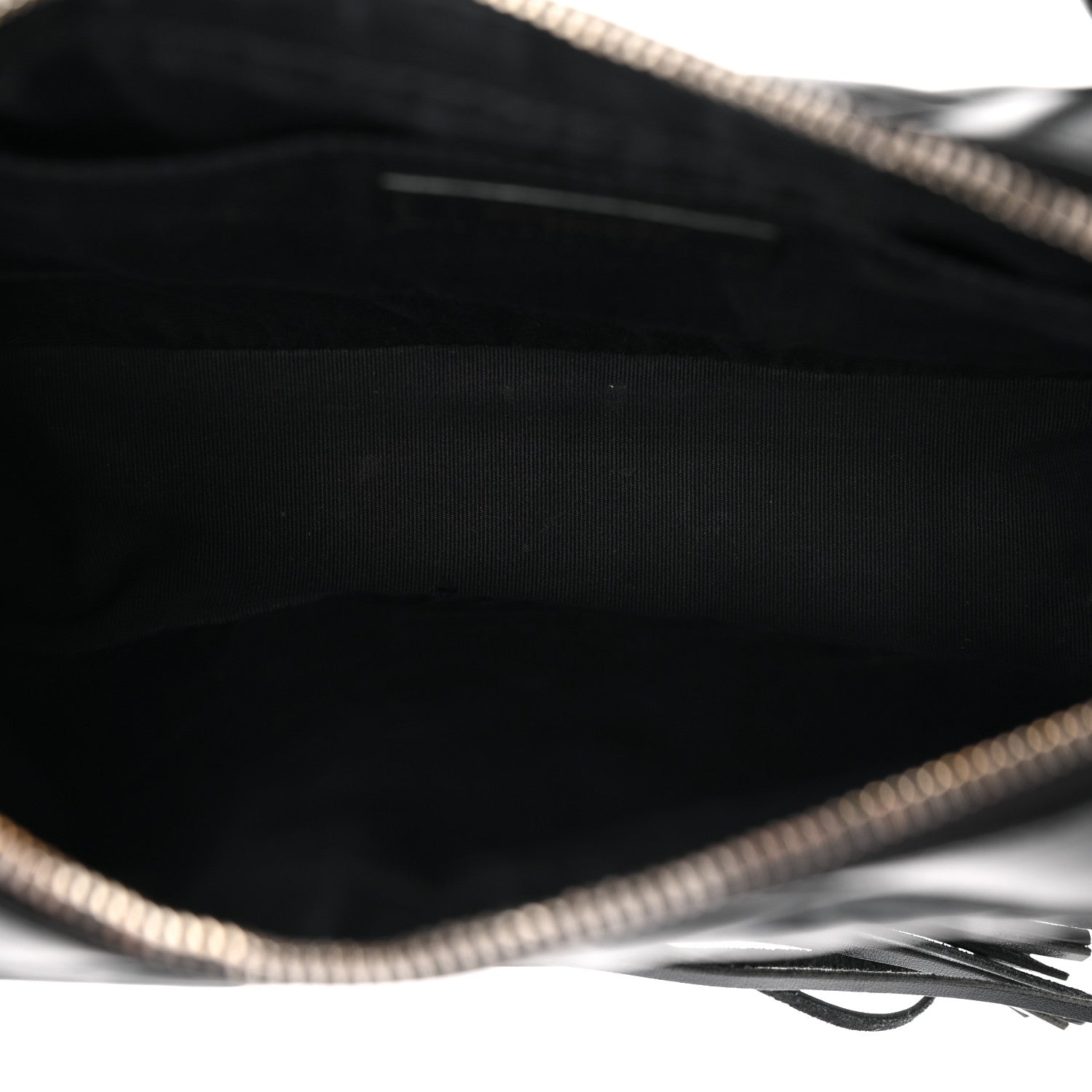 Saint Laurent Calfskin Matelasse Monogram Lou Camera Bag Black 5 of 15