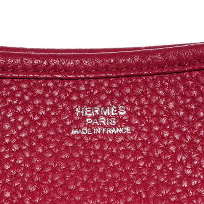 Hermes Taurillon Clemence Evelyne III GM Rubis 8 of 13
