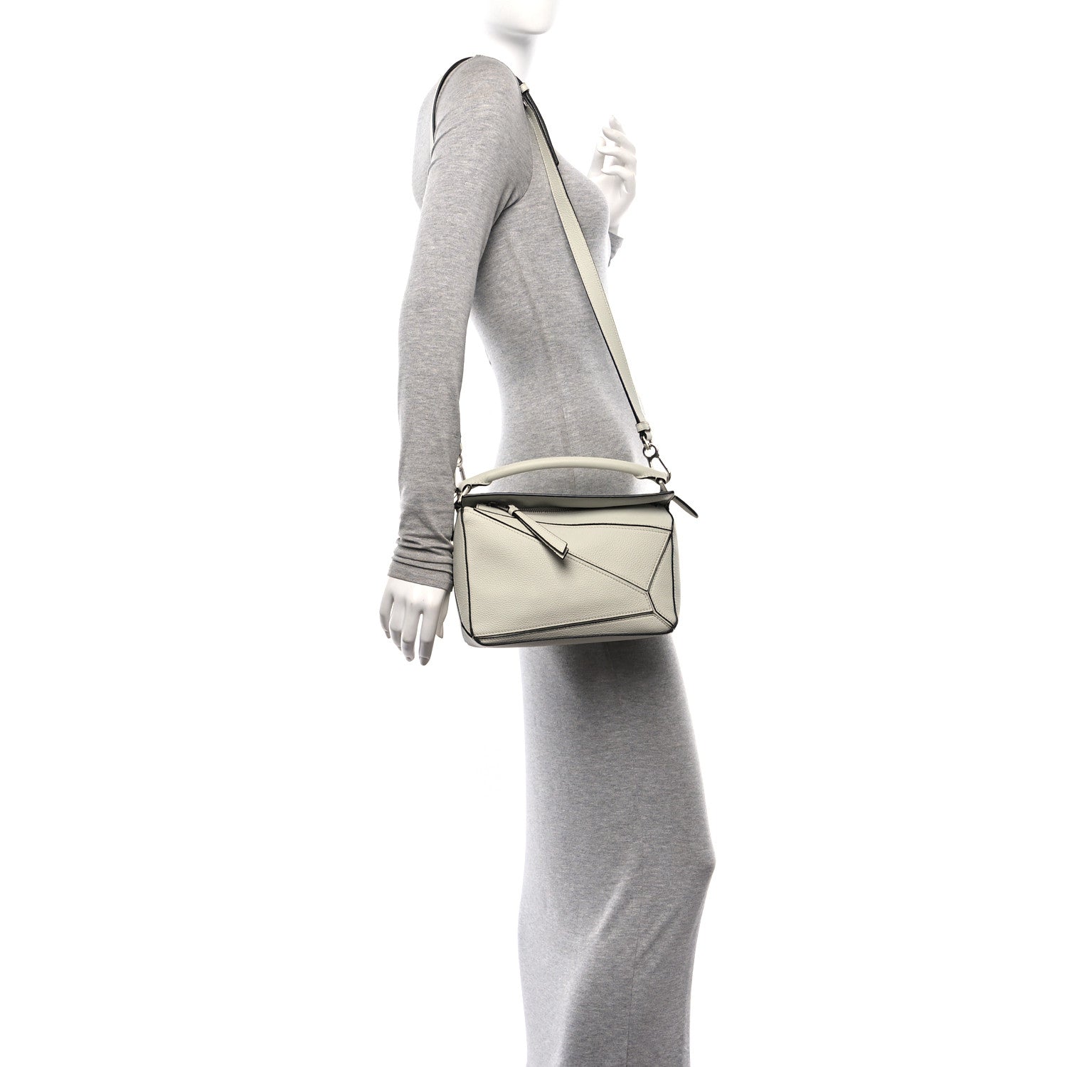 Loewe Calfskin Small Puzzle Bag Light Celadon 2 of 10