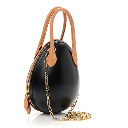 Louis Vuitton Monogram Egg Bag Black 3 of 10