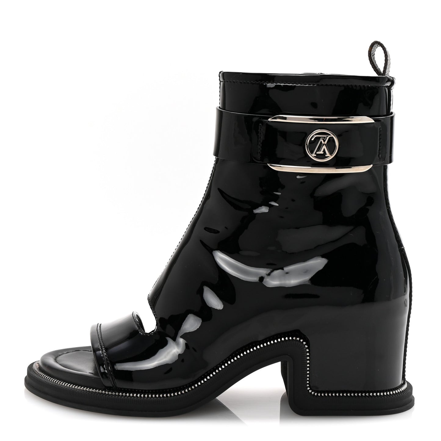 Patent Calfskin Moonlight Boots 37 Black