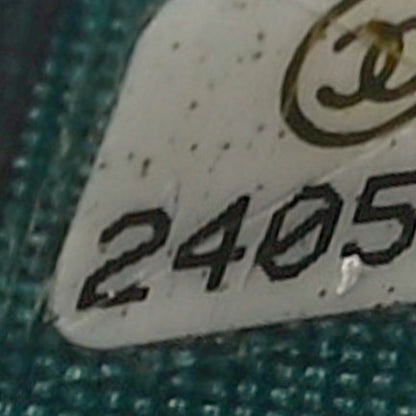 Chanel Iridescent Lambskin Quilted Wallet On Chain WOC Turquoise 8 of 14