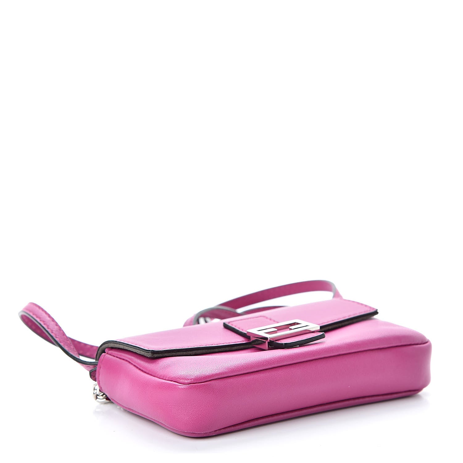 Fendi Shiny Nappa Micro Baguette Magenta 4 of 10
