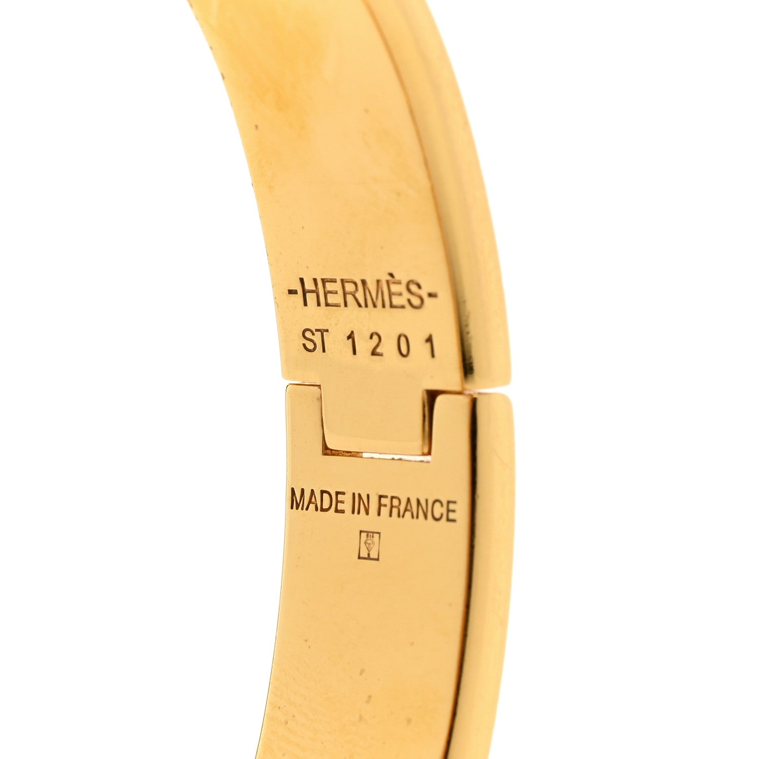 Hermes Enamel Narrow Clic Clac H Bracelet PM Black 4 of 5