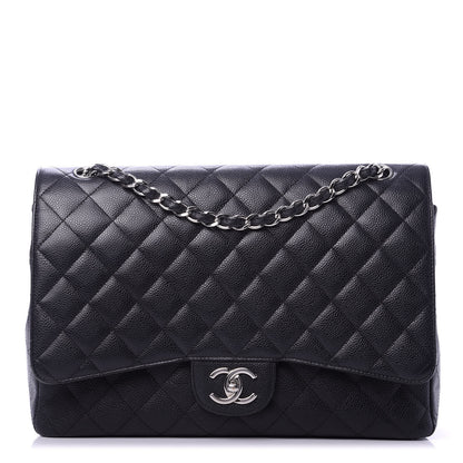 Chanel Caviar Quilted Maxi Double Flap Black 1 of 22