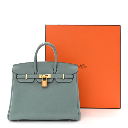 Hermes Togo Birkin 25 Ciel 11 of 11