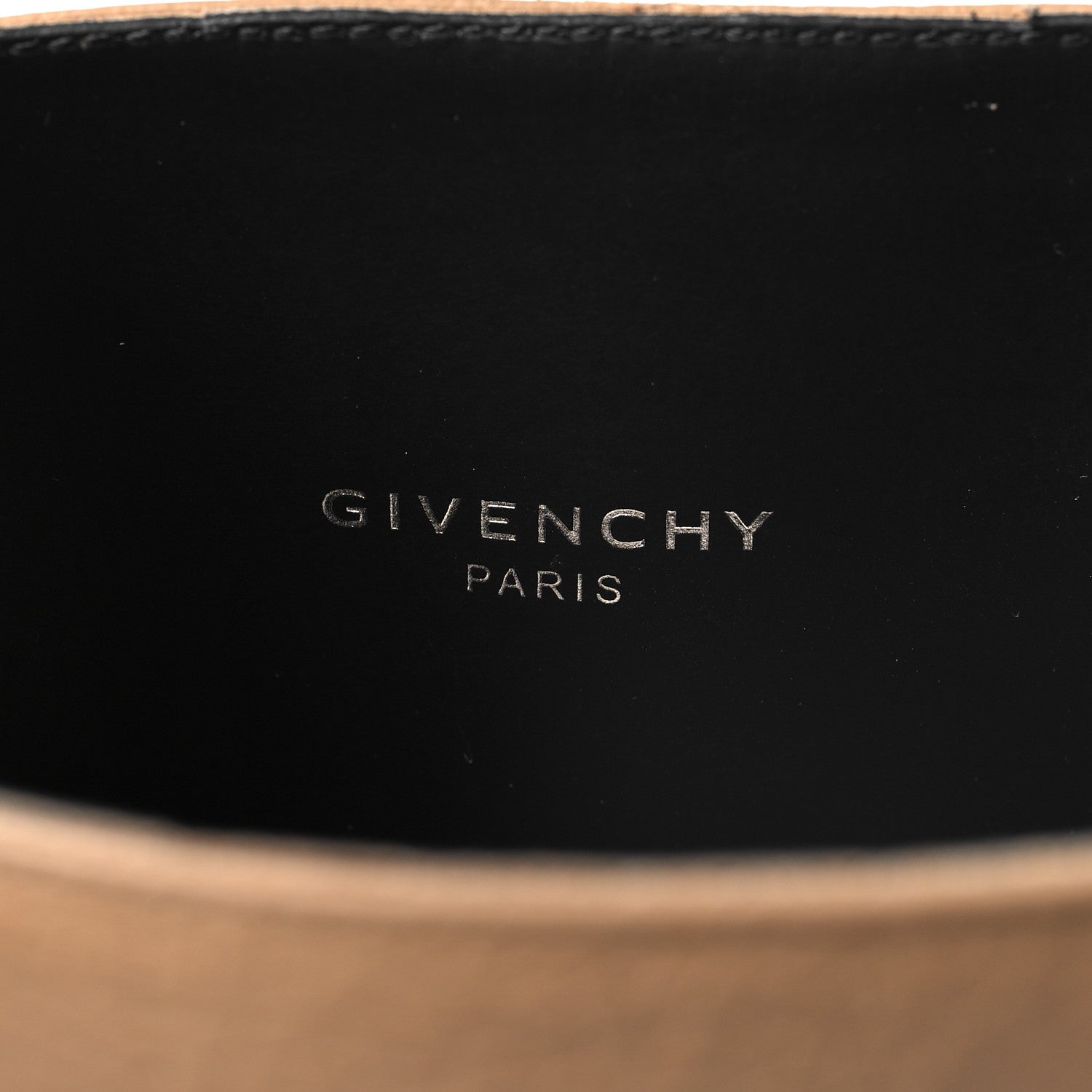 Givenchy Calfskin Shark Lock Pant Boots 37.5 Beige 7 of 8