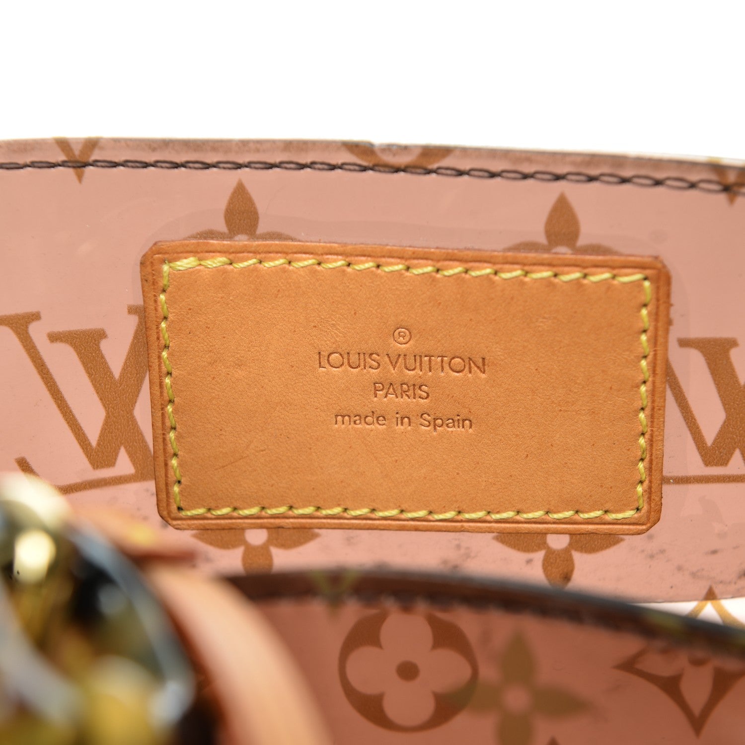 Louis Vuitton Vinyl Cabas Sac Ambre MM 6 of 11
