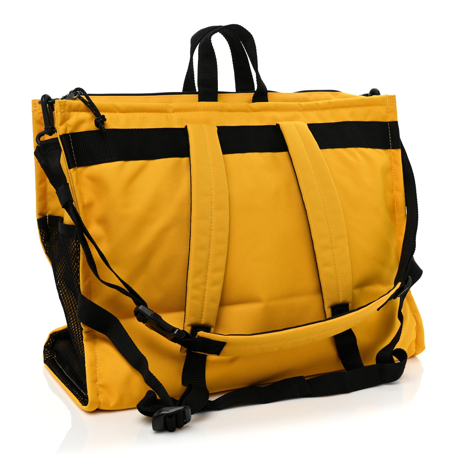 Telfar X EASTPAK Tactical Canvas Large Shopper Yellow 2 of 7