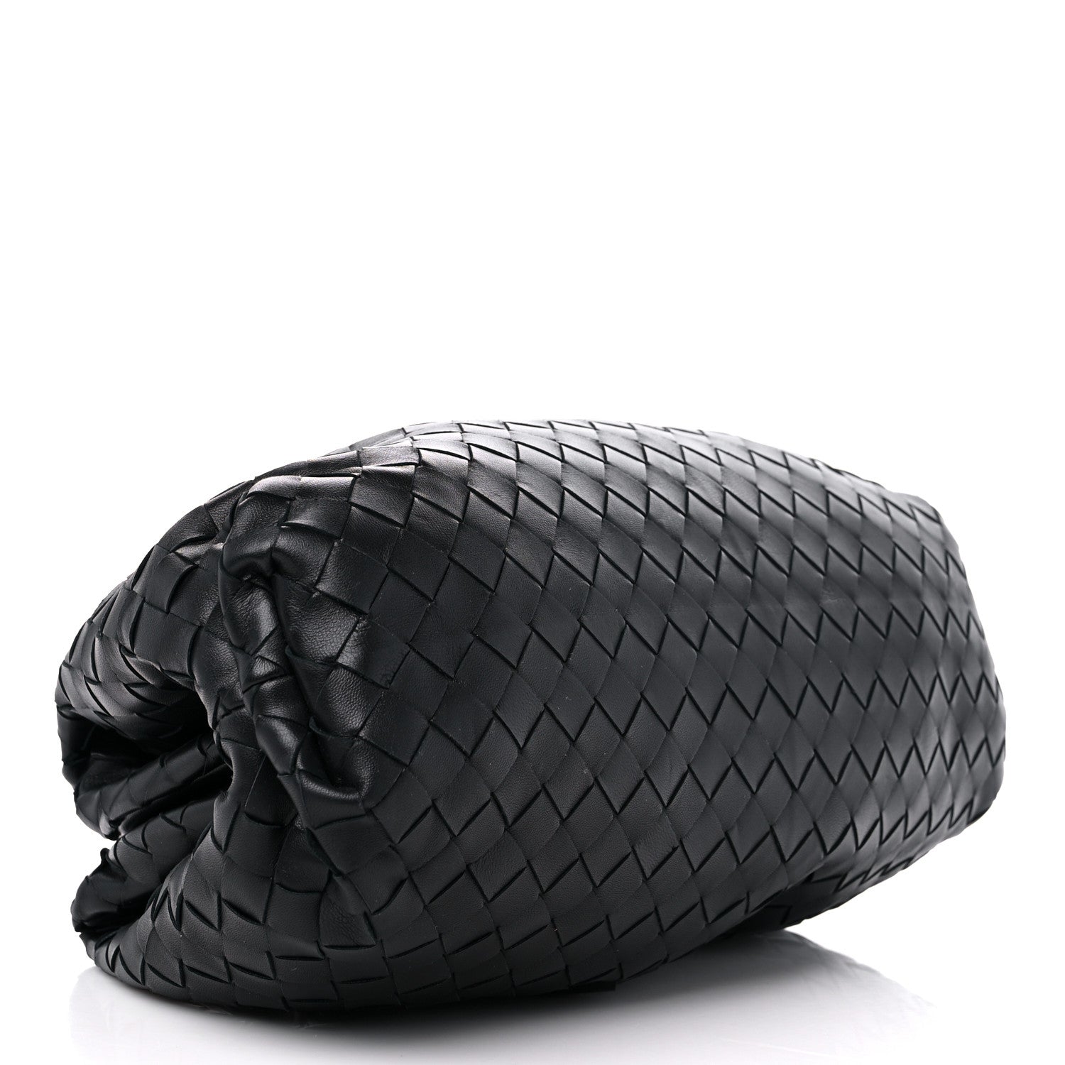 Bottega Veneta Nappa Maxi Intreccio The Pouch Oversized Clutch Black 4 of 10