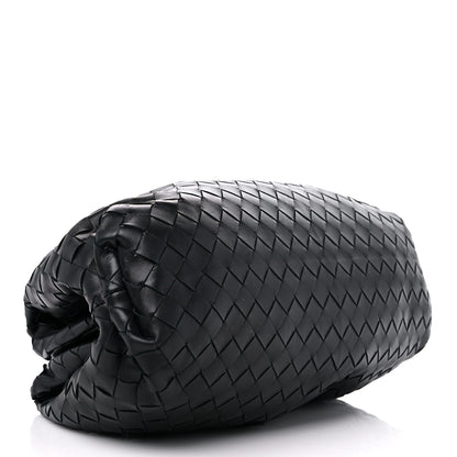 Bottega Veneta Nappa Maxi Intreccio The Pouch Oversized Clutch Black 4 of 10