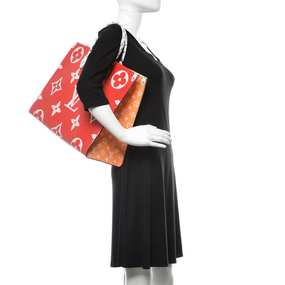Louis Vuitton Monogram Giant Onthego GM Rouge Rose 2 of 10